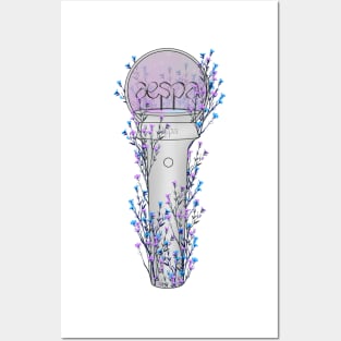AESPA Floral Lightstick kpop version2 Posters and Art